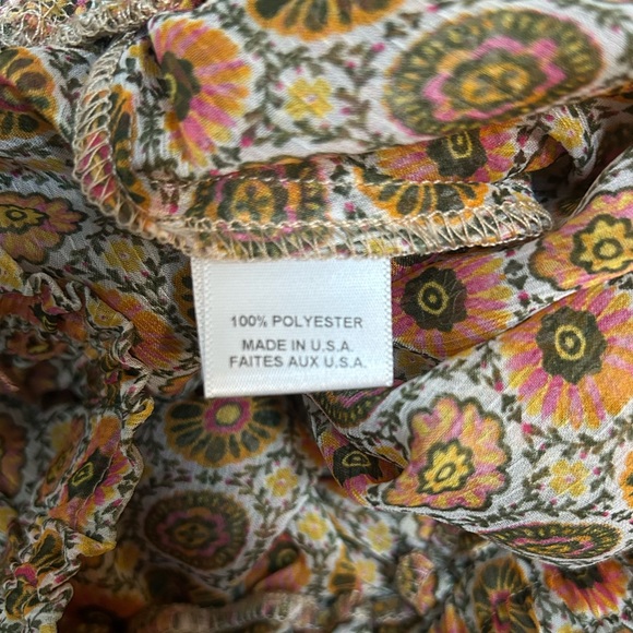 NWT MISA LOS ANGELES TWO TIER PRINT SKIRT SIZE SMALL - Picture 7 of 7